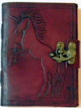 Unicorn Leather Embossed Journal